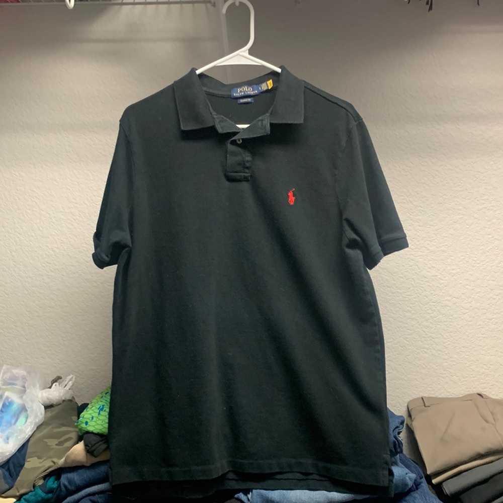 black ralph lauren polo shirt